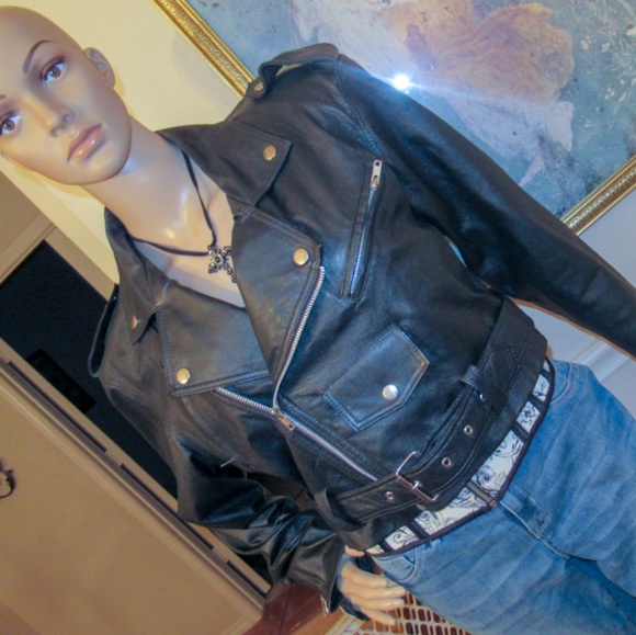 Vintage Black Wilson's Leather Jacket - Picture 3 of 4